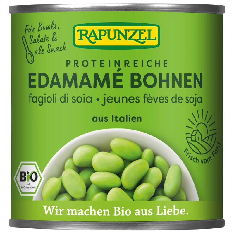 Rapunzel Sojabohnen Edamamé, in der Dose - Produktbild