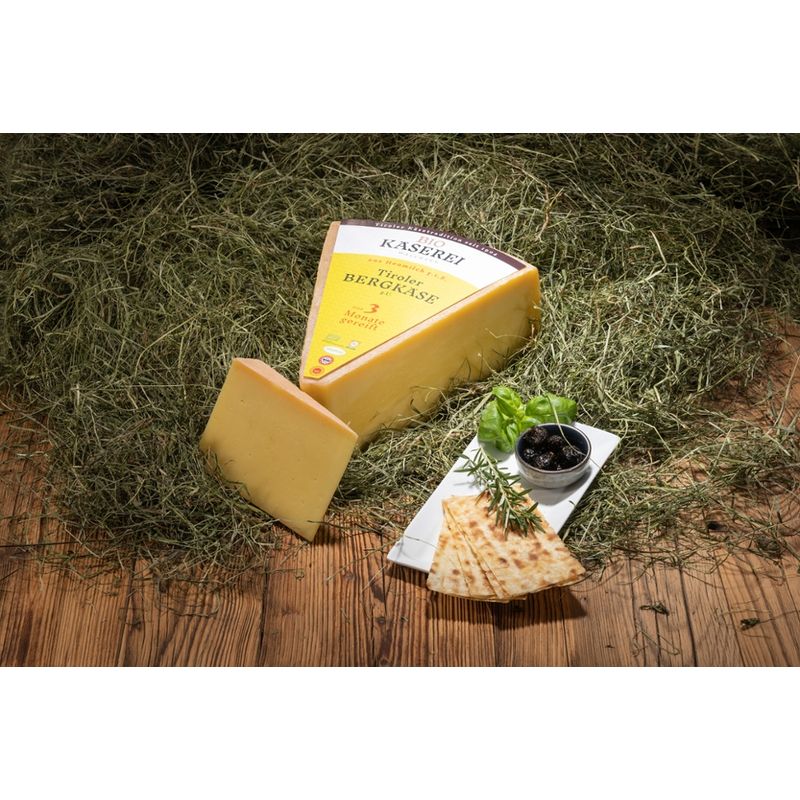 Biokäserei Walchsee  Tiroler Bergkäse g.U., biologisch, aus Walchsee , Zwickel, 3 Monate - Produktbild