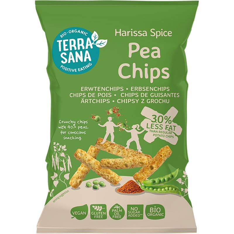 TerraSana Erbsenröllchen mit Harissa-Geschmack - Produktbild