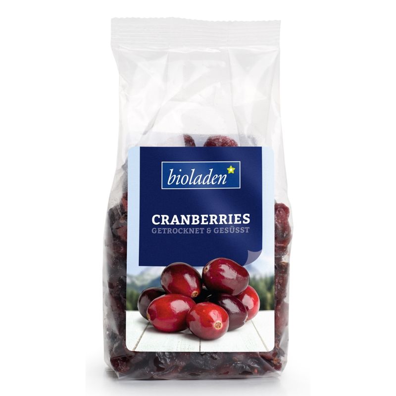 bioladen Cranberries getrocknet & gesüßt - Produktbild
