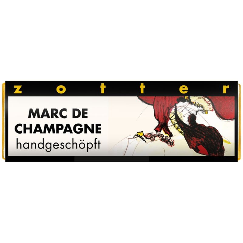 Zotter Schokolade Schoko-Mini Marc de Champagne - Produktbild