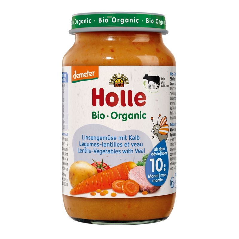 Holle  Linsengemüse mit Kalb - Produktbild