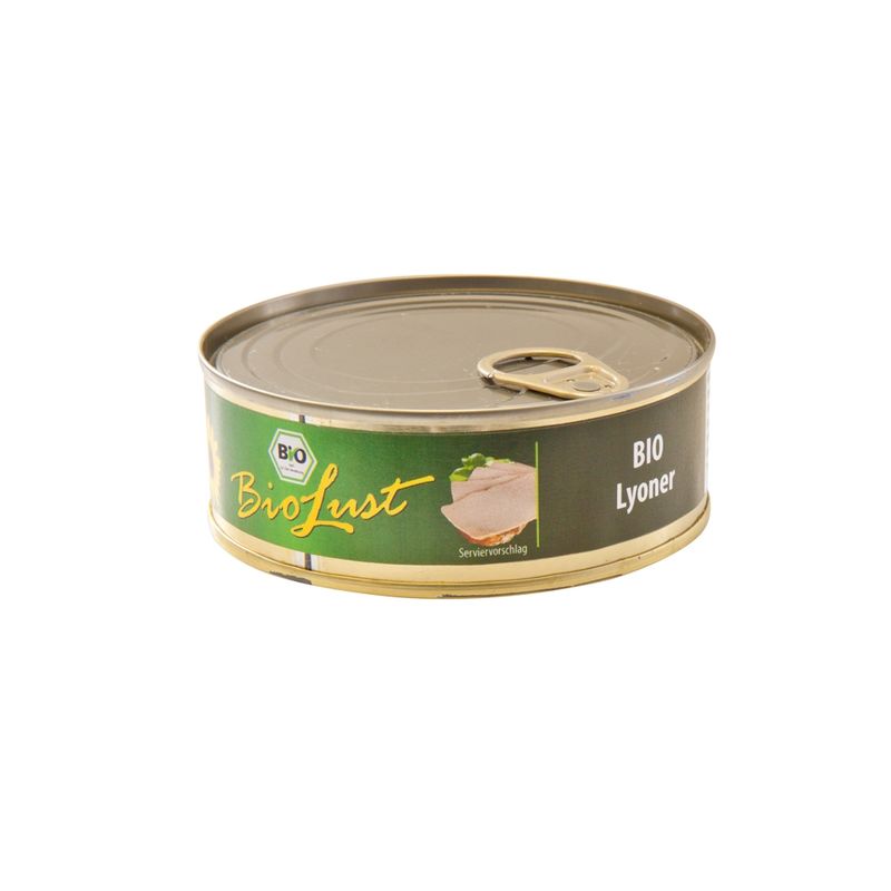 Biolust Bio Lyoner 200g in der Dose - Produktbild