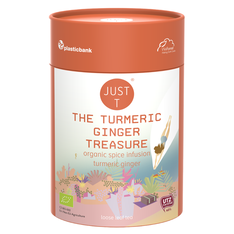 Just T Just T Tumeric Ginger Treasure (Loser Tee) Bio Gewürztee Kurkuma Ingwer - Produktbild