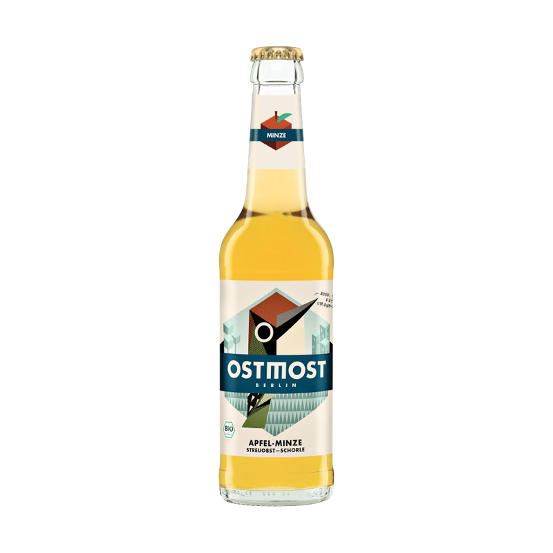 OSTMOST OSTMOST Bio Apfel-Minze Streuobstschorle - Produktbild