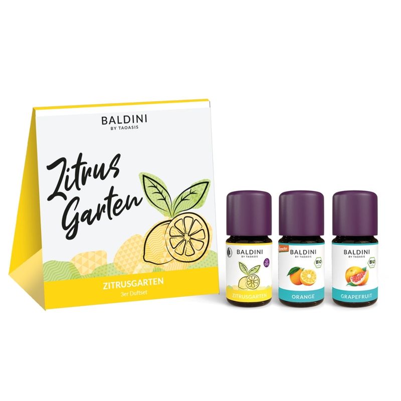 Baldini Baldini Zitrusgarten 3er Duftset demeter - Produktbild