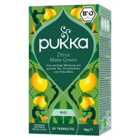 Pukka Bio-Kräutertee Zitrus Mate Green mit Guarana - Produktbild