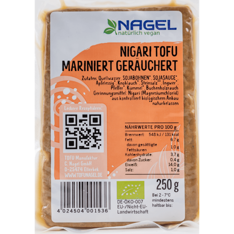 NAGEL Nigari Tofu Mariniert Geräuchert 250g - Produktbild