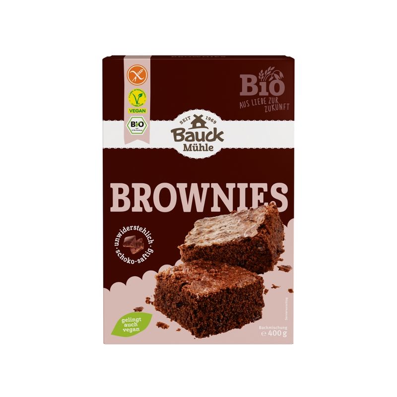 Bauck Mühle Brownies glutenfrei Bio - Produktbild