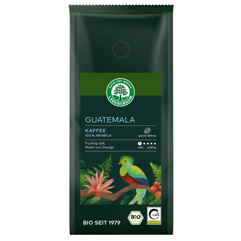 LEBENSBAUM Guatemala Kaffee, ganze Bohne - Produktbild