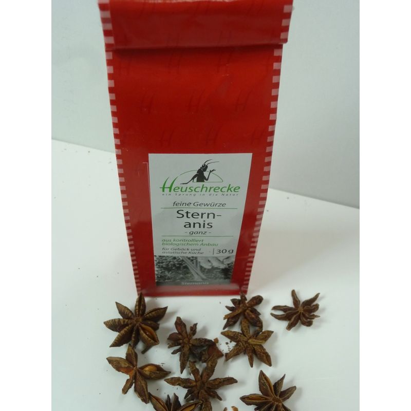 Heuschrecke Sternanis, ganz, kbA - Produktbild