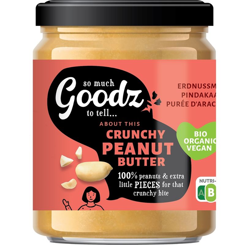 Goodz Erdnussmus Crunchy - Produktbild