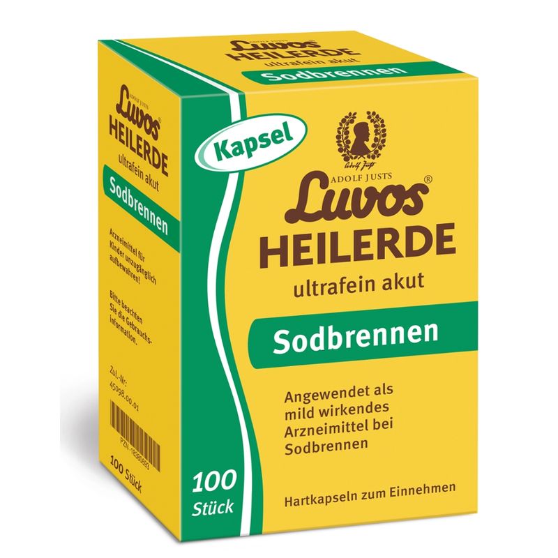 Luvos-Heilerde Adolf Justs Luvos-Heilerde ultrafein akut Sodbrennen Kapseln - Produktbild