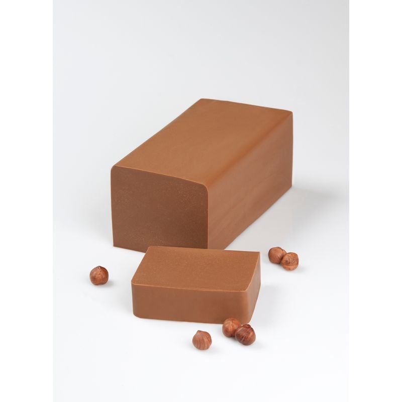 Lubs Nussnougat (dunkel) Block, Bio, glutenfrei, vegan - Produktbild
