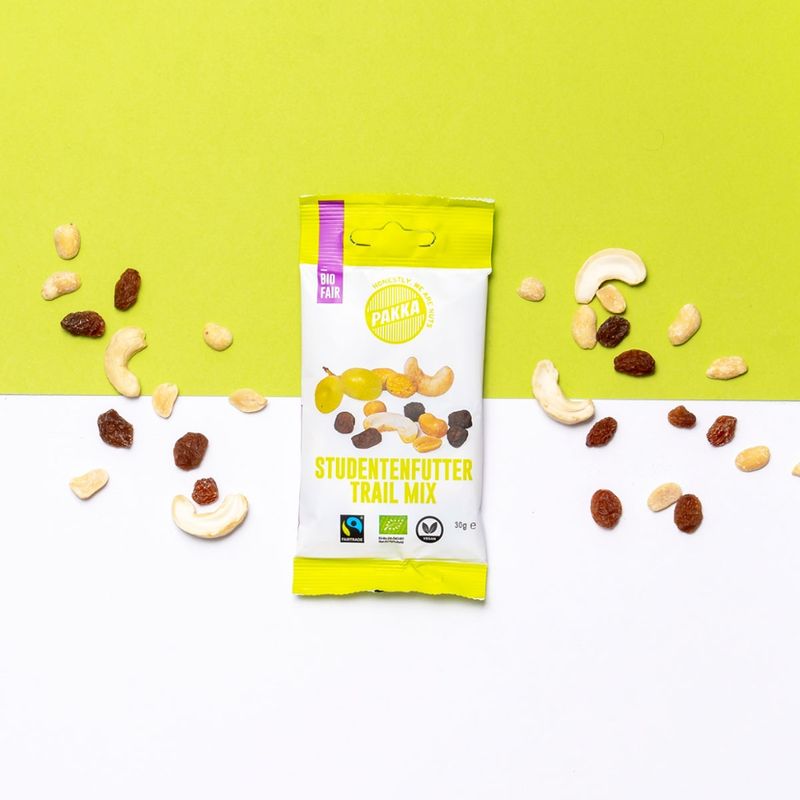 Pakka Studentenfutter, Bio & Fairtrade, 30g - Produktbild