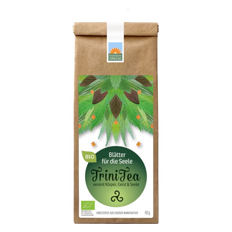 Kräutergarten Pommerland TriniTea - Bio Blatttee in der Papiertüte - Produktbild