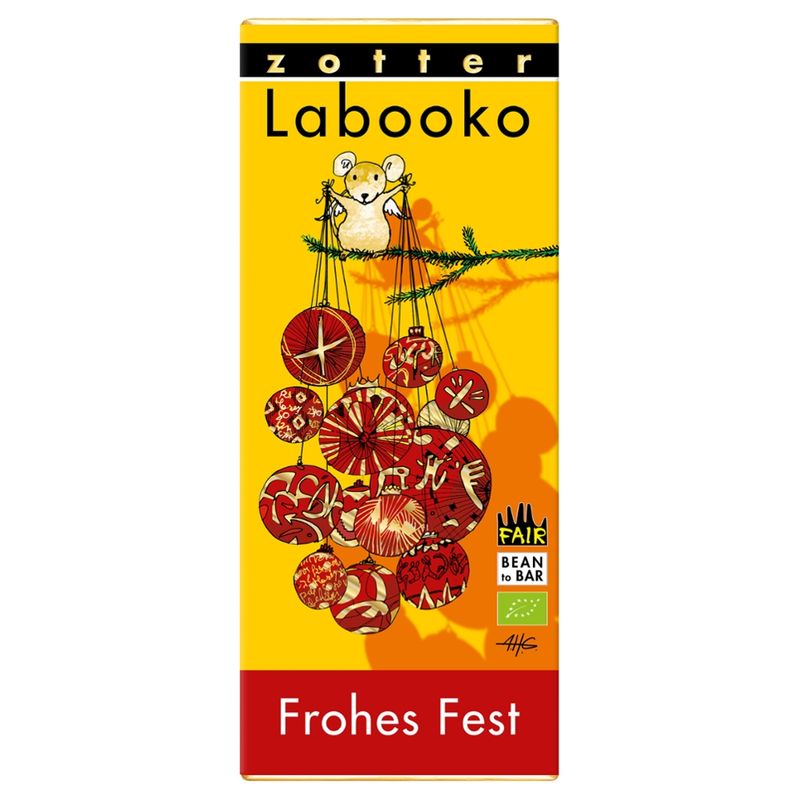 Zotter Schokolade Labooko - "Frohes Fest" - Produktbild