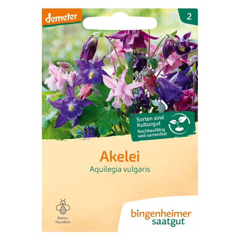 Bingenheimer Saatgut Akelei (Farbmischung) - Blumen (Saatgut) - Produktbild