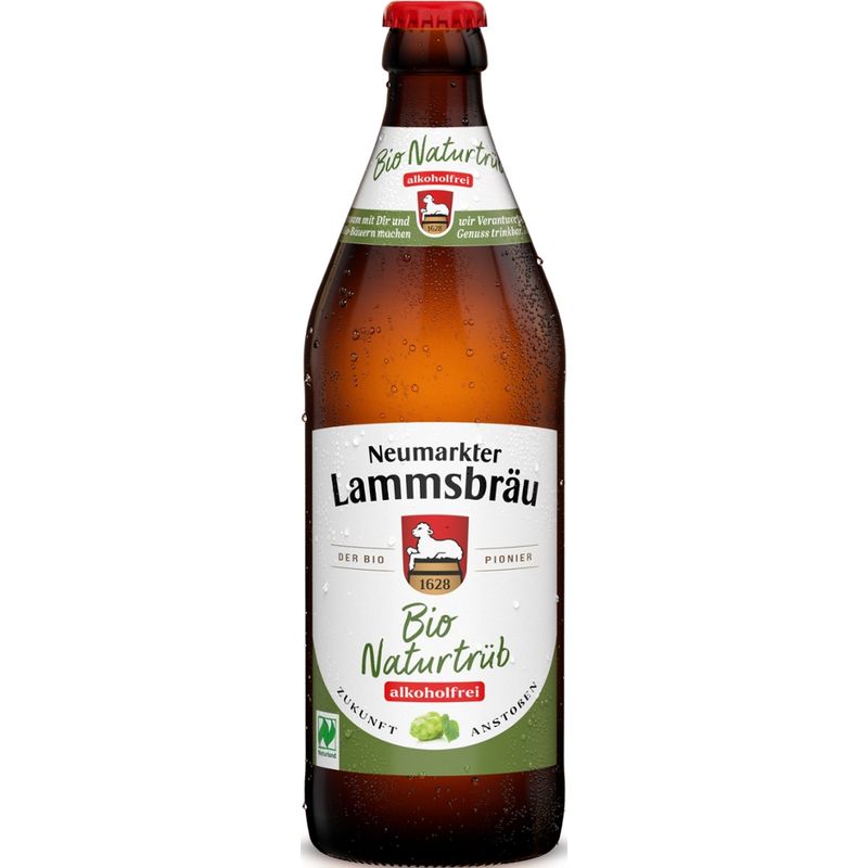 Neumarkter Lammsbräu Neumarkter Lammsbräu Bio Naturtrüb alkoholfrei 0,5l - Produktbild