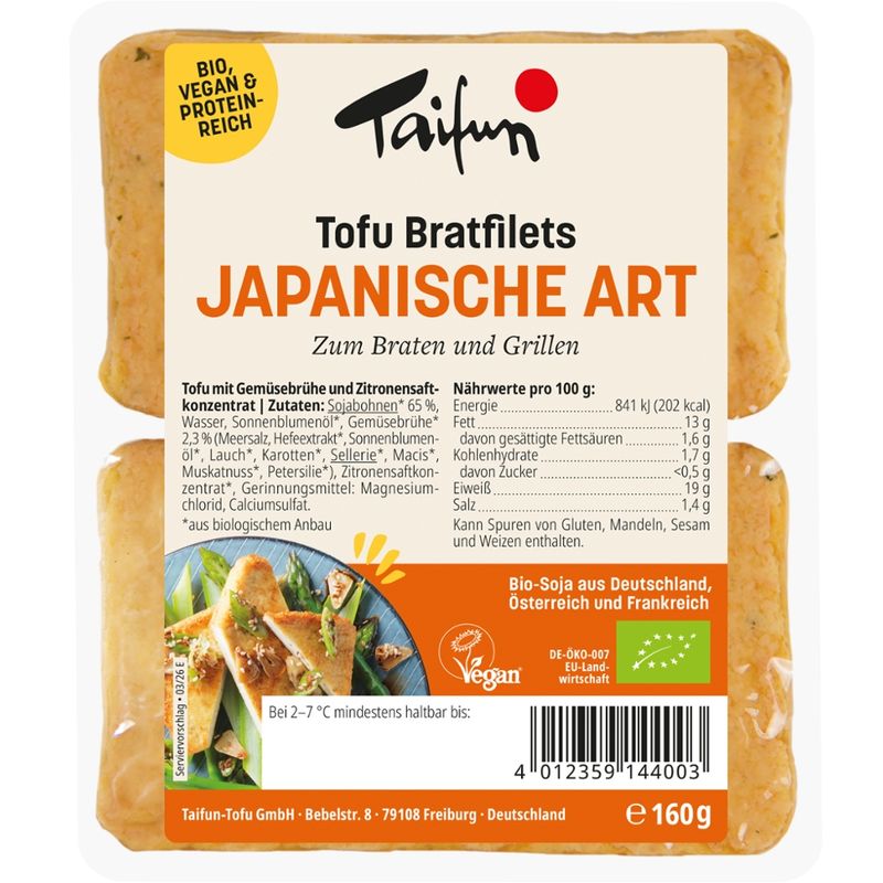Taifun Tofu Bratfilets Japanische Art - Produktbild