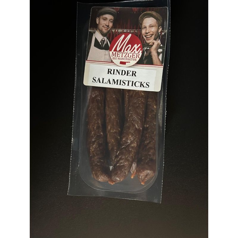 Metzger Max BIO Rinder-Salamisticks - Produktbild