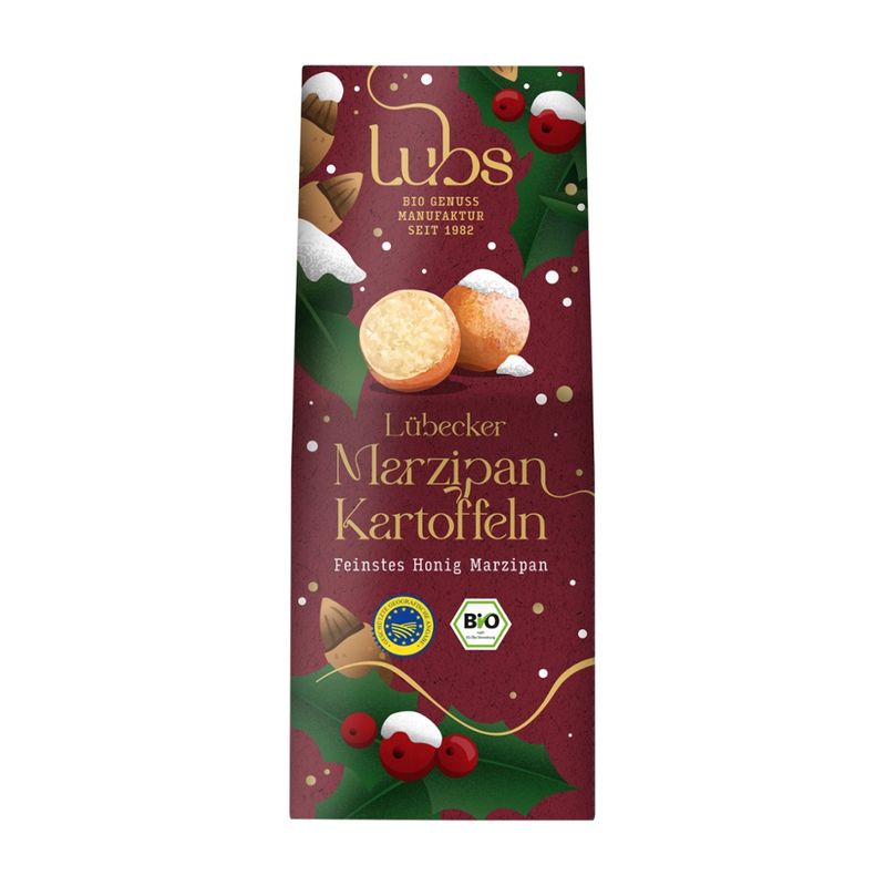 Lubs Lübecker Marzipankartoffeln Feinstes Honig-Marzipan, Bio, glutenfrei - Produktbild