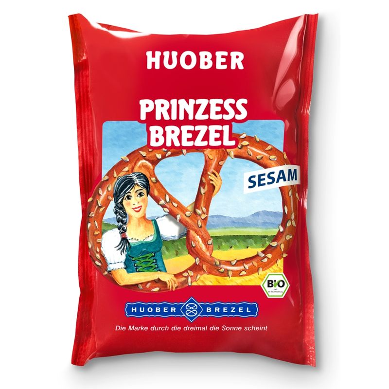 HUOBER BREZEL HUOBER Prinzess Brezel mit Sesam 125g - Produktbild