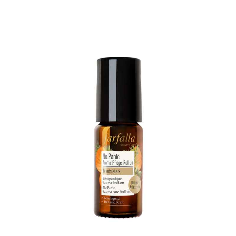 farfalla No Panic Aroma-Pflege-Roll-on, Mentalstark, 10ml - Produktbild