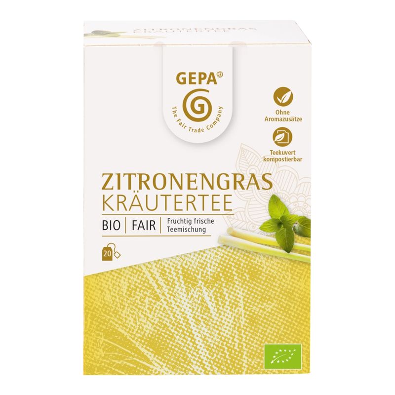 GEPA - The Fair Trade Company Bio Zitronengras Kräutertee - Produktbild