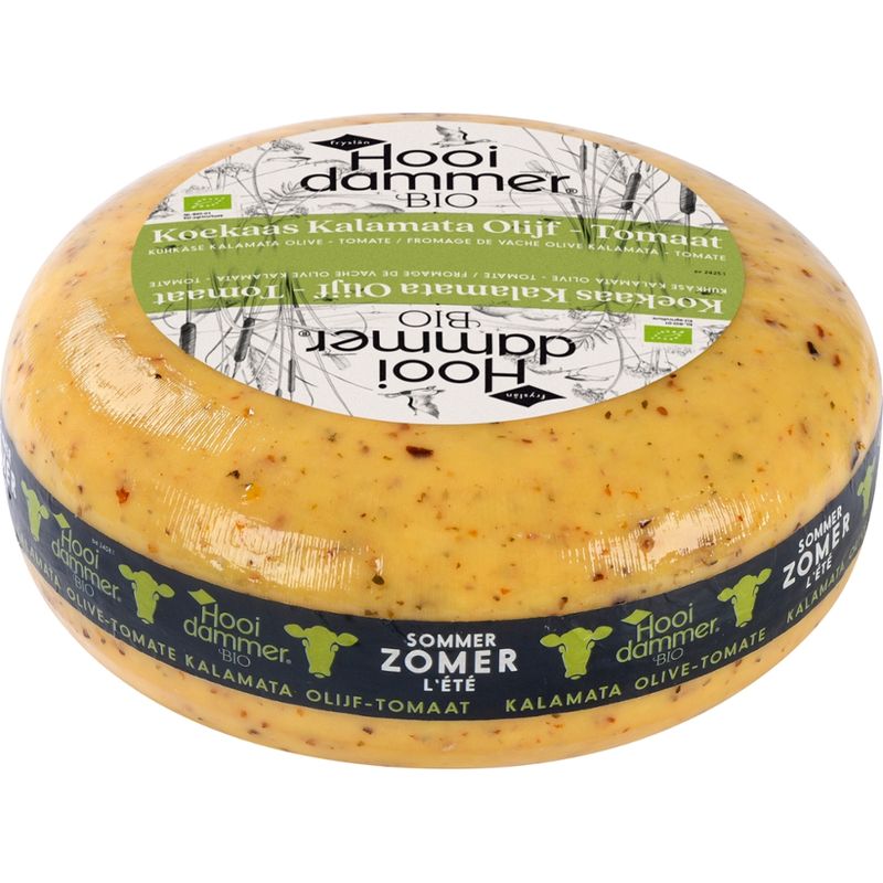 Hooidammer Hooidammer Käsezubereitung aus Bio Schnittkäse Kalamata Oliven/Tomate 4/5kg mindestens 50% Fett i. Tr. - Produktbild