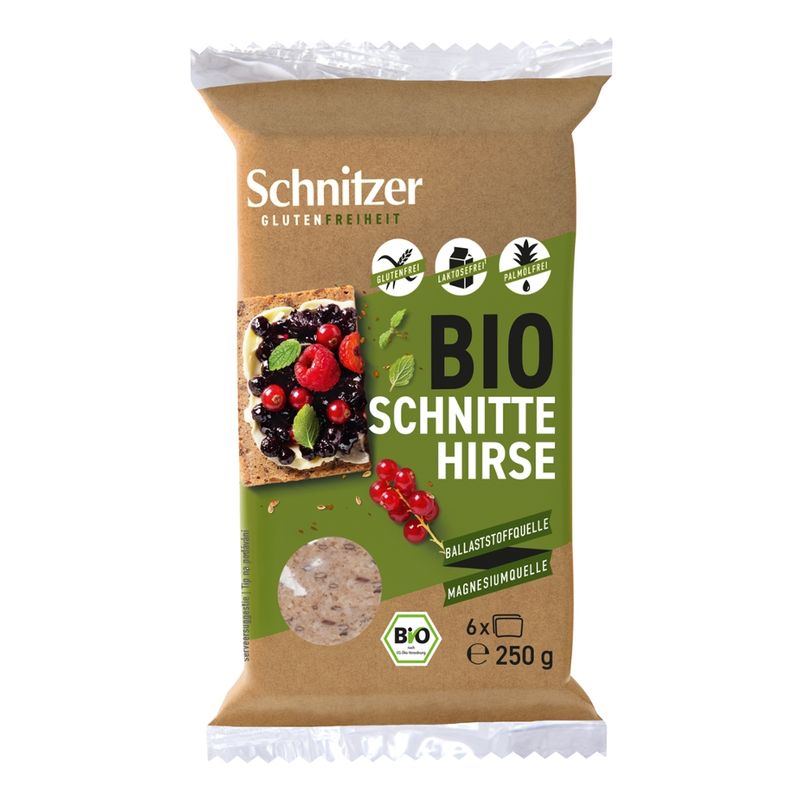 Schnitzer GLUTENFREIHEIT Bio Schnitte Hirse - Produktbild