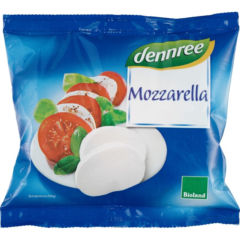 dennree Mozzarella, 45% Fett i. Tr. - Produktbild