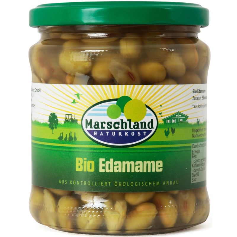 Marschland  Bio-Edamame 370 ml Gl. MARSCHLAND - Produktbild