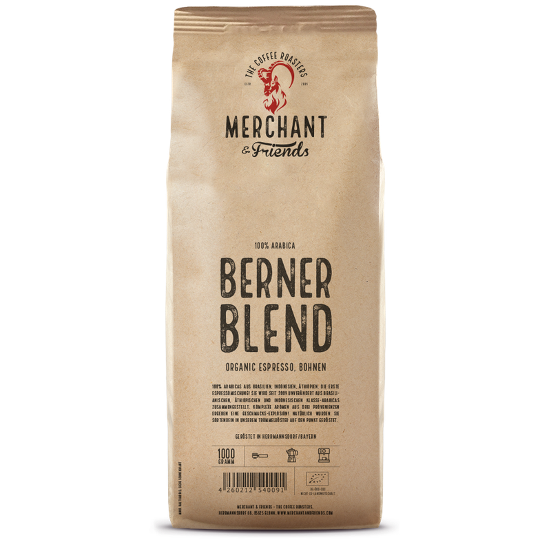 Merchant & Friends Berner Blend  ORGANIC ESPRESSO - Produktbild