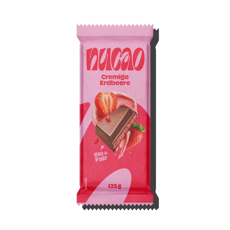 nucao nucao block - Cremige Erdbeere (organic) - 123g - Produktbild