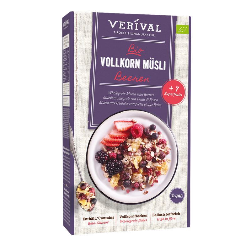 Verival Verival Bio Beeren Vollkornmüsli - Produktbild