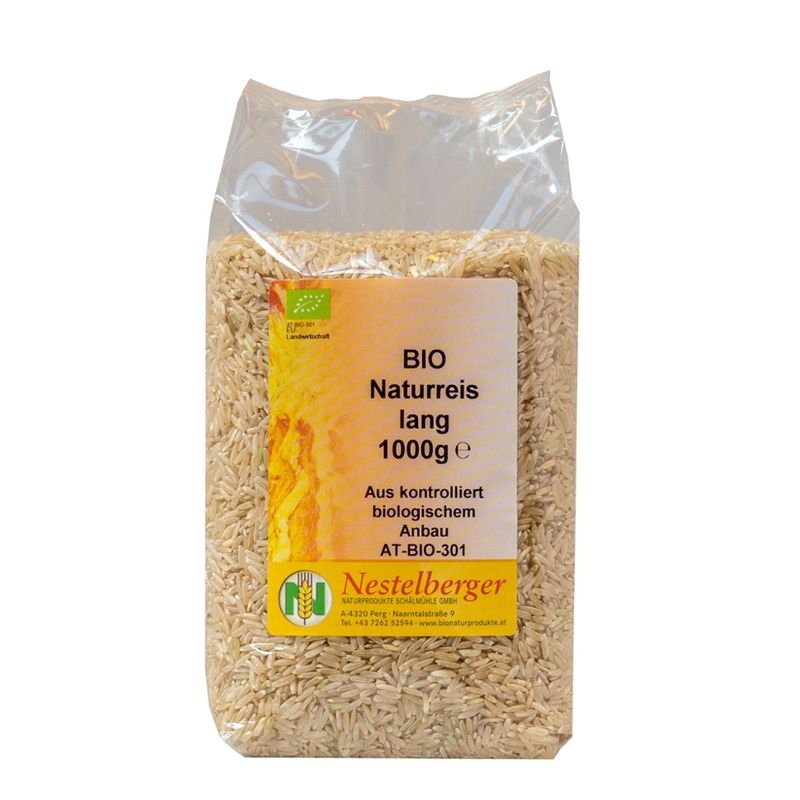 Nestelberger Bio Naturreis lang 1kg - Produktbild