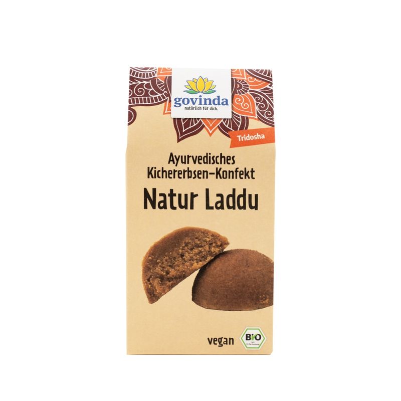 Govinda Ayurvedisches Kichererbsen-Konfekt Natur Laddu - Produktbild