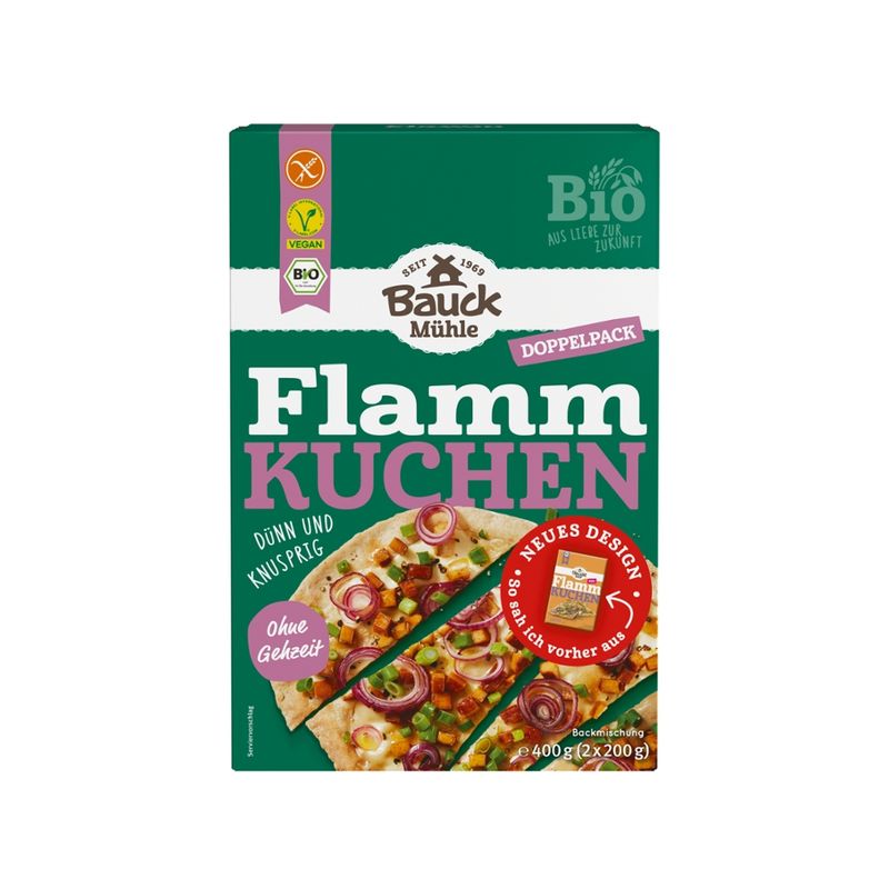 Bauck Mühle Flammkuchen glutenfrei Bio - Produktbild