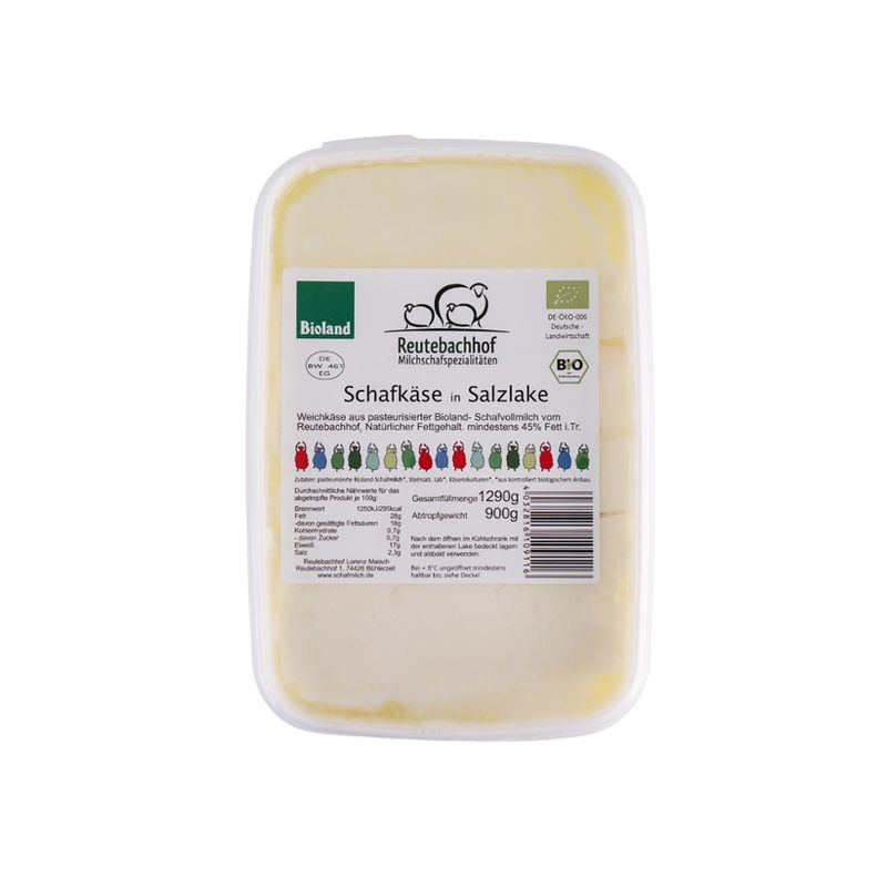 Reutebachhof Schafkäse in Salzlake vom Reutebachhof - Produktbild