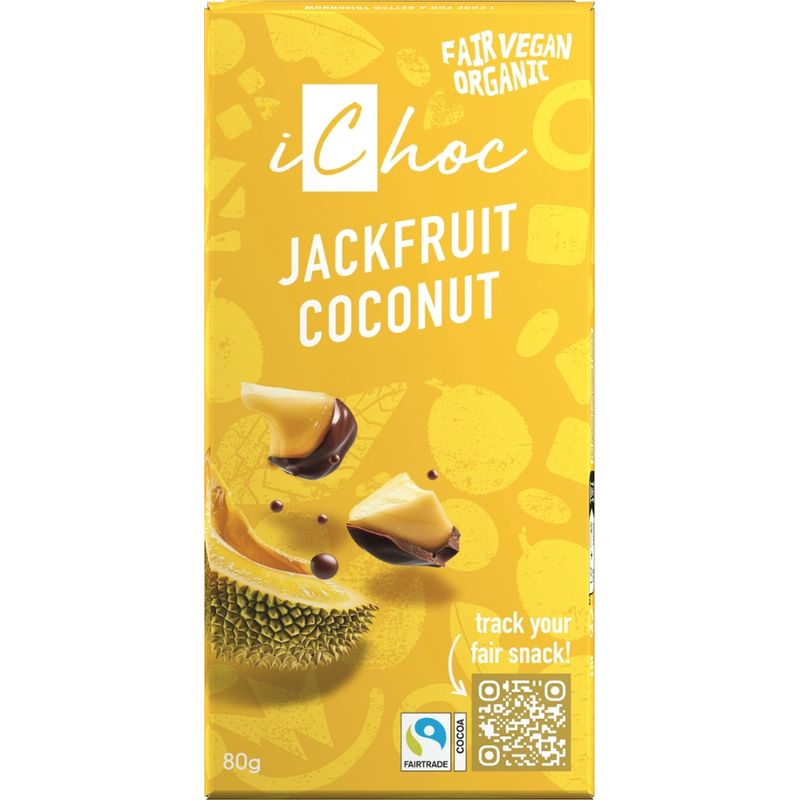 iChoc Jackfruit Coconut 62% Cocoa - Produktbild