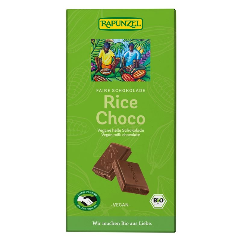 Rapunzel Rice Choco vegane helle Schokolade HIH - Produktbild
