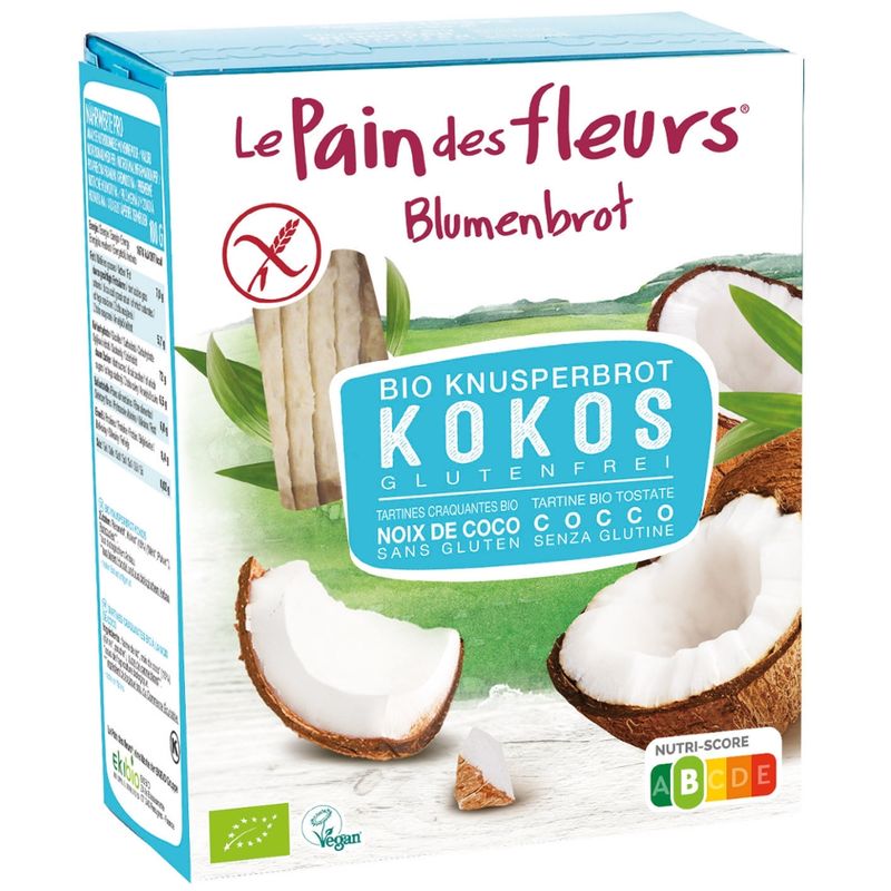 Blumenbrot Bio Knusperbrot Kokos - Produktbild