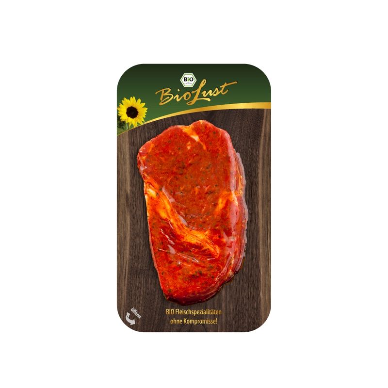 Biolust BIO Chuck Eye Steak gewürzt - Produktbild