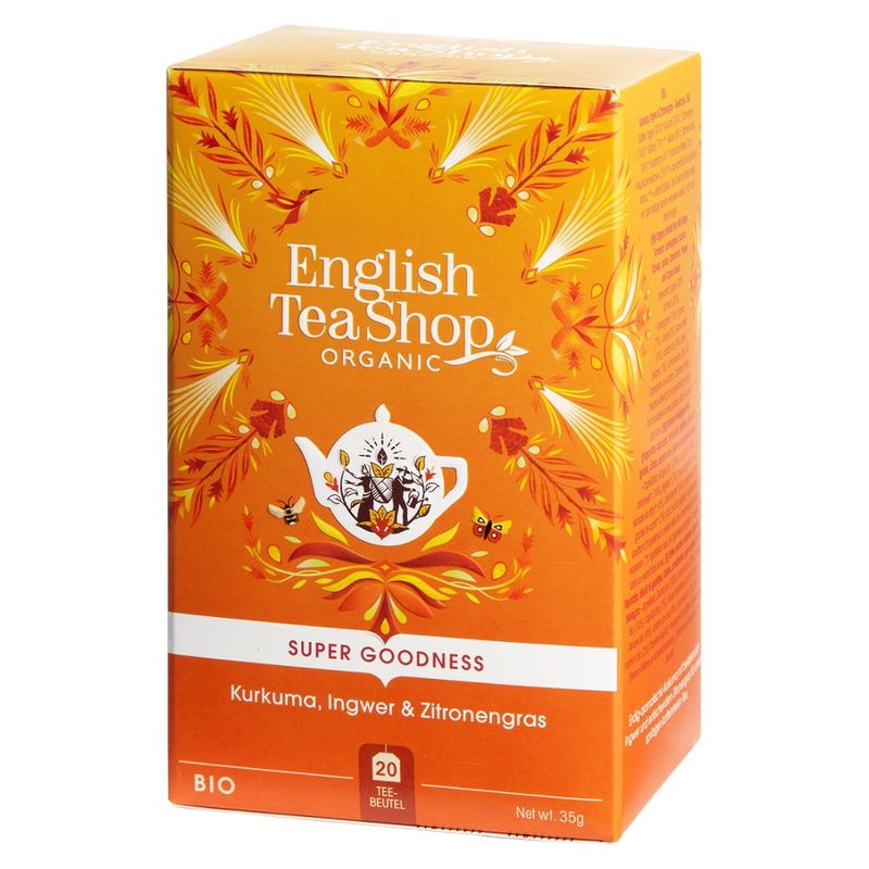 English Tea Shop English Tea Shop - Kurkuma, Ingwer & Zitronengras, BIO, 20 Teebeutel - Produktbild