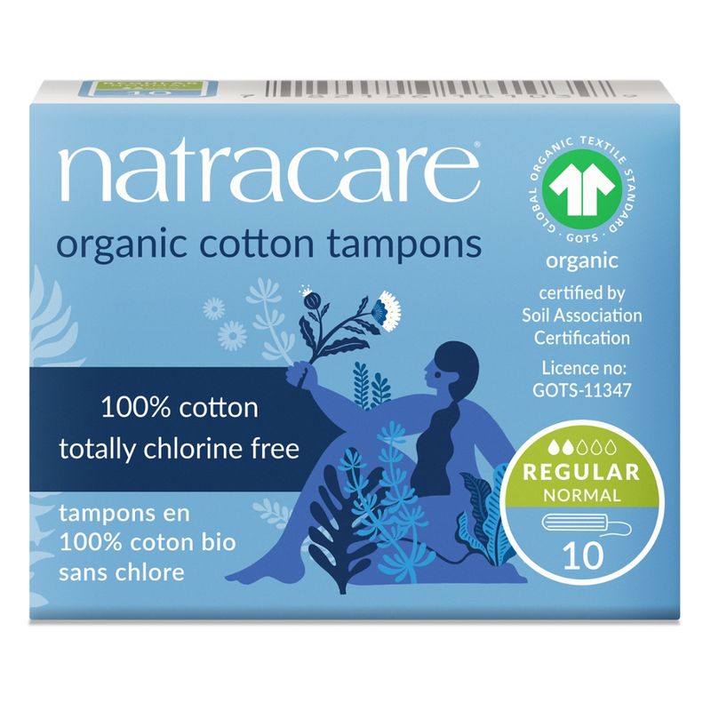 Natracare Tampons Regular ohne Applikator 10 St - Produktbild