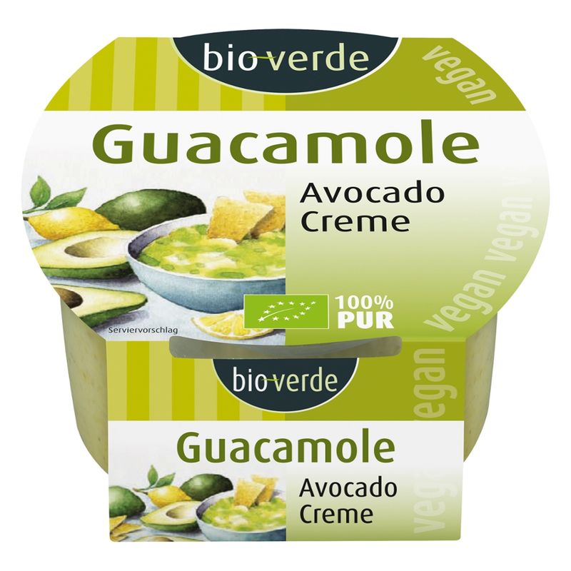 bio-verde Guacamole Avocado-Creme, vegan 150 g - Produktbild