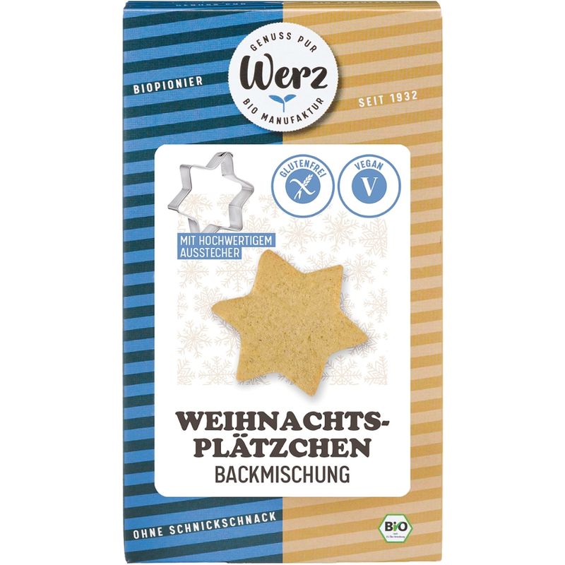 Naturkornmühle Werz Plätzchen Backmischung, glutenfrei - Produktbild