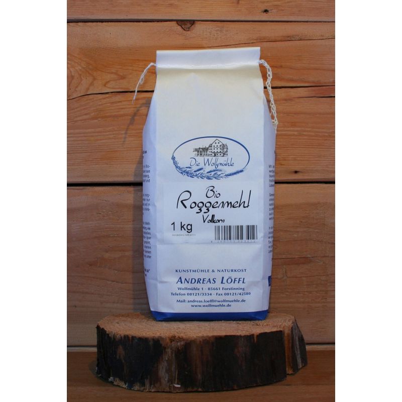 Die Wolfmühle Bio Roggenvollkornmehl - Produktbild