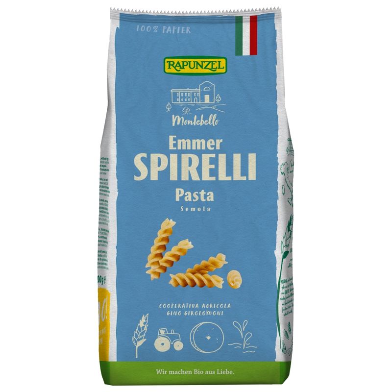 Rapunzel Emmer-Spirelli Semola - Produktbild